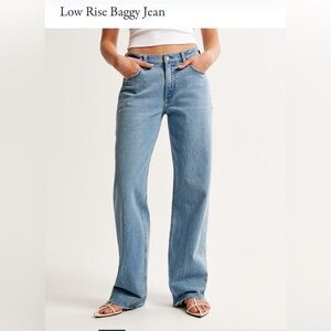 Abercrombie Baggy Low Rise Jeans